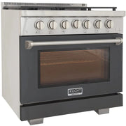 Kucht 36" Freestanding Professional Gas Range Liquid Propane KFX3600X/LP-GY