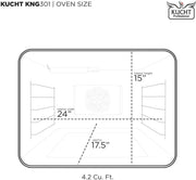 Kucht KX Series 30" Freestanding Dual Fuel Range KXP30-GL