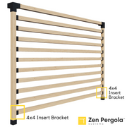 Pergola Insert Bracket (for 4x4 Wood Posts)