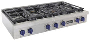 Kucht 48" Stainless Propane Cooktop, KFX489T/LP-B
