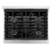 ZLINE 30" Paramount Gas Rangetop DuraSnow® Stainless Steel SRTS-30
