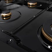 ZLINE 48" Paramount Gas Rangetop Black Stainless Steel Champagne Bronze SRTBZ-48-CB