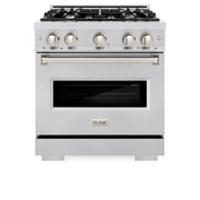 ZLINE 30"Classic Gas Range, Convection Gas Oven, Stainless Steel, CGR30