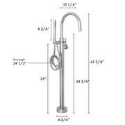 ZLINE Emerald Bay Bath Tub Filler in Chrome EMBY-BTF-CH