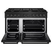 ZLINE 48 in.Gas Range, Convection Gas Oven, Black Stainless Steel, SGRB-48