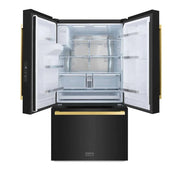 ZLINE 36" Refrigerator, Water, Ice Dispenser, Fingerprint Resistant, RSMZ-W-36-BS-FG