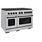 ZLINE 48"Gas Range, Convection Gas Oven, DuraSnow® Matte Black, SGRSZ-48-MB