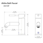 ZLINE Aloha Bath Faucet in Chrome, ALH-BF-CH