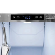ZLINE 15" Touchstone Clear Cube Ice Maker Drain Pump Stainless Steel Matte Black ICCDZ-ST-15-MB