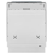 ZLINE Autograph Edition 24" Tall Tub Dishwasher, Custom Panel Ready, Champagne Bronze Handle DWMTZ-24-CB