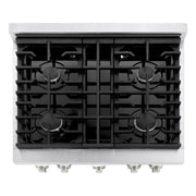 ZLINE 30"Paramount Dual Fuel Range DuraSnow® White Matte SDRS-WM-30