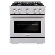 ZLINE 30" Select Gas Range Convection Gas Oven Stainless Steel HGR30