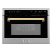 ZLINE 24” Convection Microwave, Stainless Steel, Gold MWOZ-24-SS-G