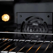 ZLINE 36" Select Gas Range Convection Gas Oven Black Stainless Steel Brass Burners HGRB-BR-36
