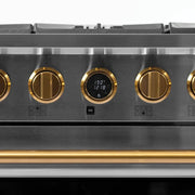 Kucht KX Series 36" Freestanding Dual Fuel Range Liquid Propane KXP36-GL/LP