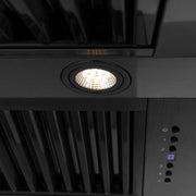 ZLINE 48" Autograph Black Stainless Wall Range Hood, BS655Z-48-CB