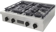 Kucht 30 Inch Gas Sealed Burner Rangetop, KFX309T-K