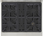 Kucht 30" 4 Burners Stainless Propane Cooktop, KFX309T/LP-K