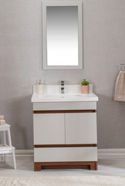 Echo Matt Black Oak 30" Vanity Bella