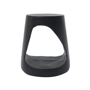 MGO Hollow Side Table with Wood-like Texture