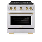 ZLINE 30"Gas Range, Convection Oven Stainless Steel, Champagne Bronze, SGRZ-30-CB