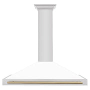 ZLINE 48" Autograph Stainless Wall Range Hood KB4STZ-WM48-G