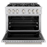 ZLINE 36"Classic Gas Range, Convection Gas Oven, Stainless Steel, CGR36