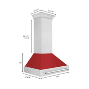 ZLINE 36" DuraSnow® Stainless Steel Range Hood 8654SNX-RM-36