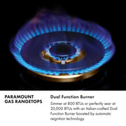 ZLINE 30" Paramount Gas Rangetop Stainless Steel SRT30