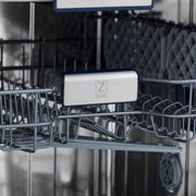 ZLINE Autograph 24" Dishwasher Stainless, Matte Black DWVZ-24-MB