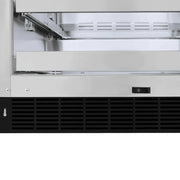 ZLINE 24" Touchstone 151 Can Beverage Fridge Black Matte Glass Door RBSO-BLM-24