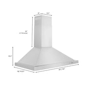 ZLINE 36" Bundle Range RA-BM-36 & Wall Range Hood KB-36, 2KP-RABMRH36