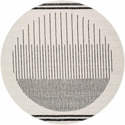 Angus Black&White Geometric Area Rug