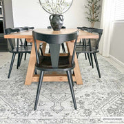 Barny Sage Flat Pile Washable Rug