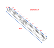 Folding Mounting Bracket for Mini Split Unit with Leveler