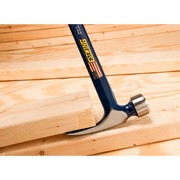 Estwing E3-25S 25oz Big Blue Framing Hammer w/ Larger Face - Blue Grip (Smooth Face)
