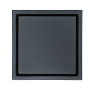 Matte Black stainless floor drain 6x6inch