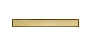 Brushed gold Linear shower drain stainless steel material 24 inch with tile insert 2-in-1 cover with hair strainer and adjustment feet