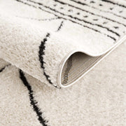 Keone Black & White Thick Rug