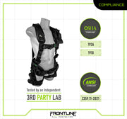 Frontline 250CTB Elite Construction Harness Aluminum Hardware and Suspension Trauma Straps XL/2XL