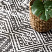 Frankville Black&White All Over Performance Rug
