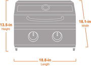 G22 | Stainless Tabletop Propane Gas Grill