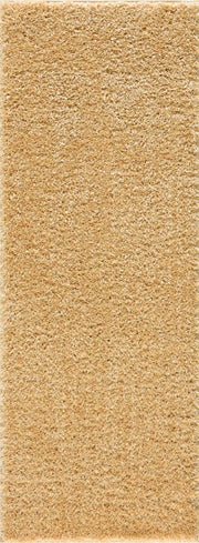 Faina Gold Yellow Washable Shag Rug