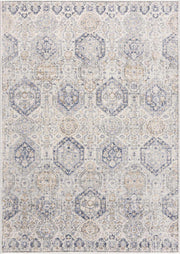Parkerfield Cream & Blue Area Rug