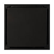 Matte Black brass floor drain 4x4inch