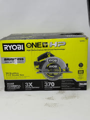 RYOBI ONE+ HP 18V Brushless Cordless 7-1/4 in. Circular Saw (Tool Only) with 24T Carbide Thin Kerf Circular Saw Blade