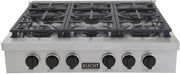 Kucht 36" Stainless Propane Cooktop-KFX369T/LP-K