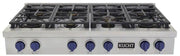 Kucht 48" Inch Gas Sealed Burner Rangetop, KFX489T-B