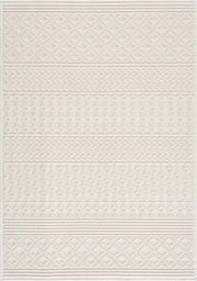 Drago White Washable Area Rug