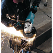 Makita GA7021 7 in. Angle Grinder w/ Grinding wheel, Side handle & Wheel Guard
